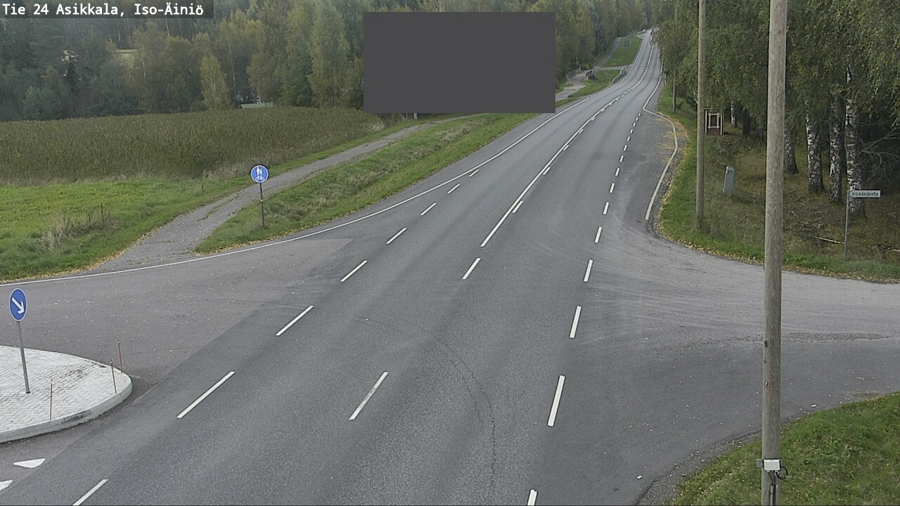 Weather Camera Image Väg 24 Asikkala, Iso-Äiniö, Asikkala, Päijät-Häme