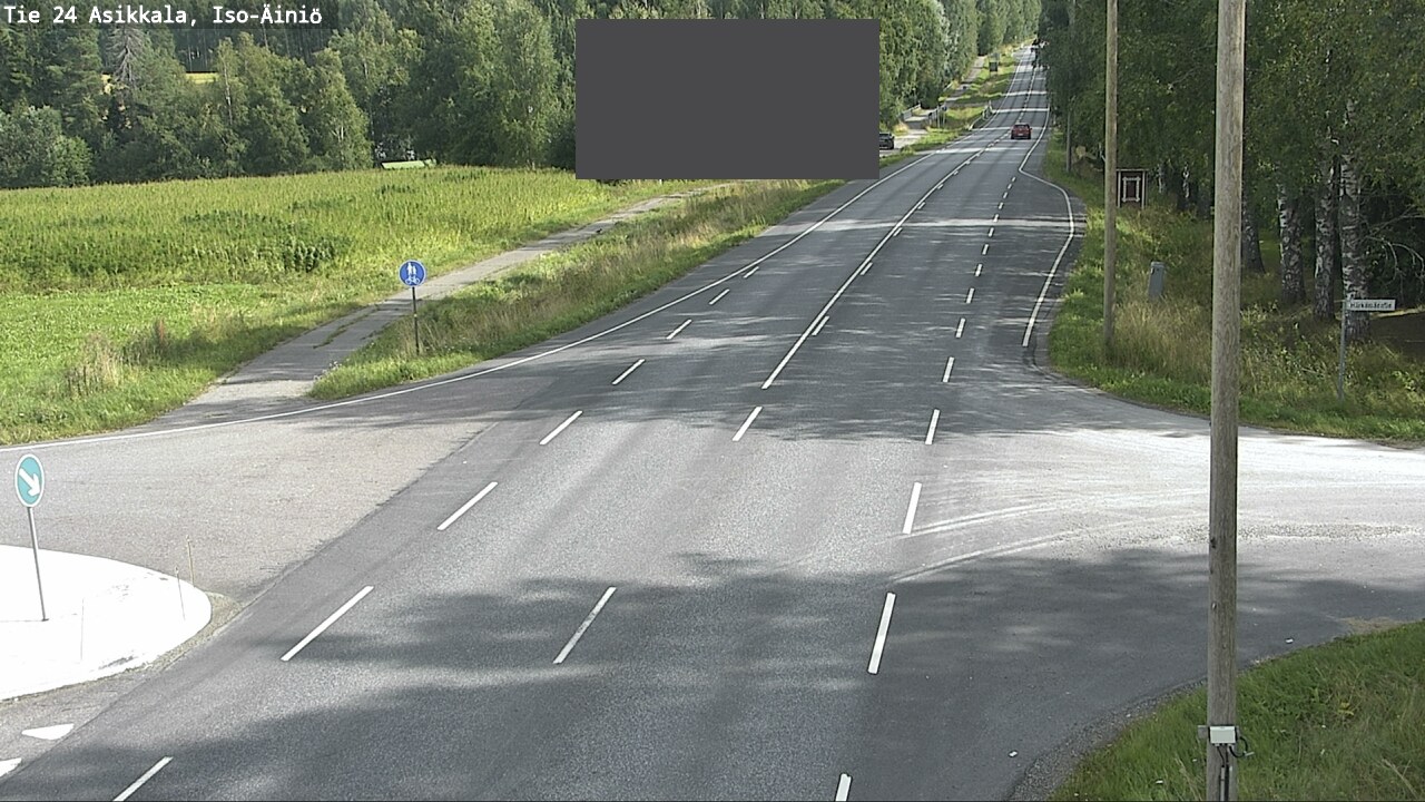 Weather Camera Image Road 24 Asikkala, Iso-Äiniö, Asikkala, Päijät-Häme