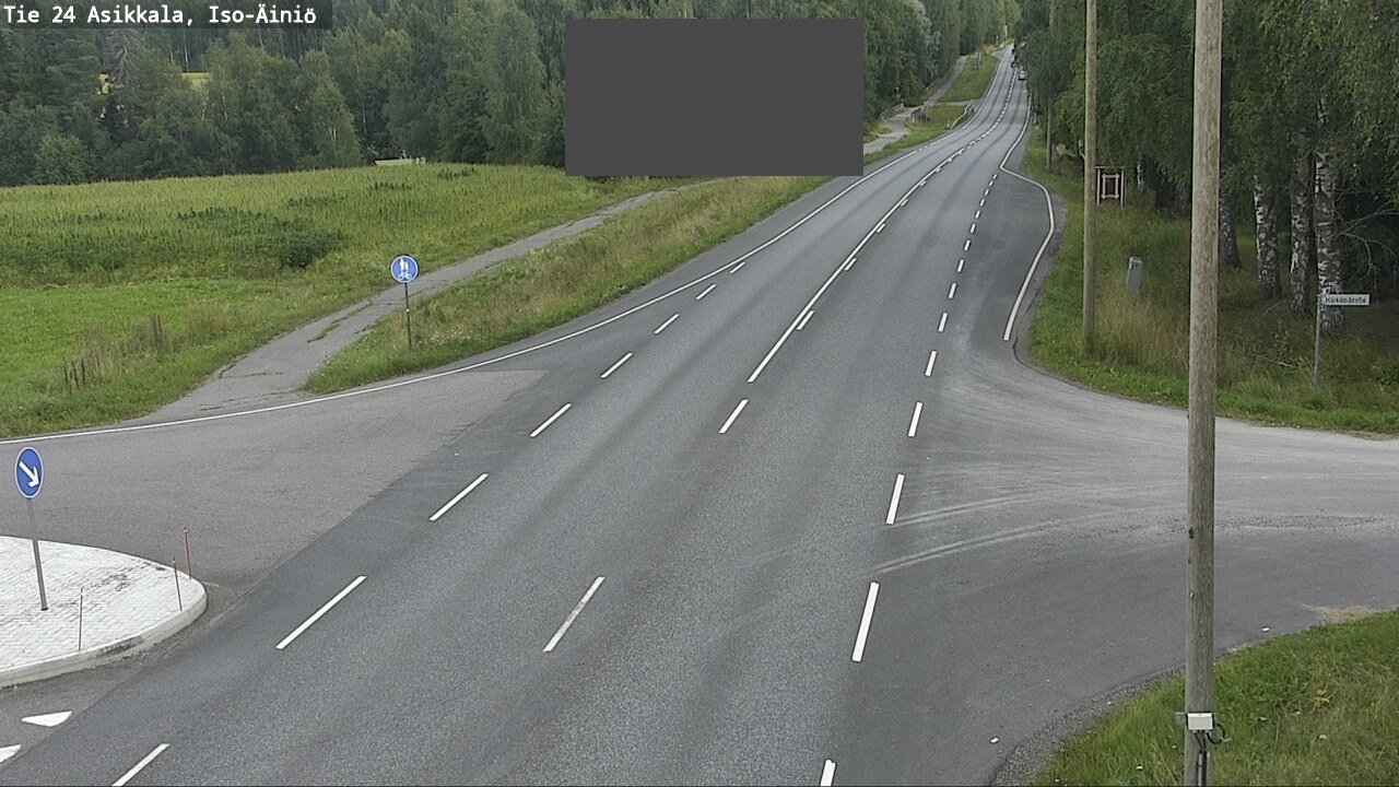 Weather Camera Image Road 24 Asikkala, Iso-Äiniö, Asikkala, Päijät-Häme