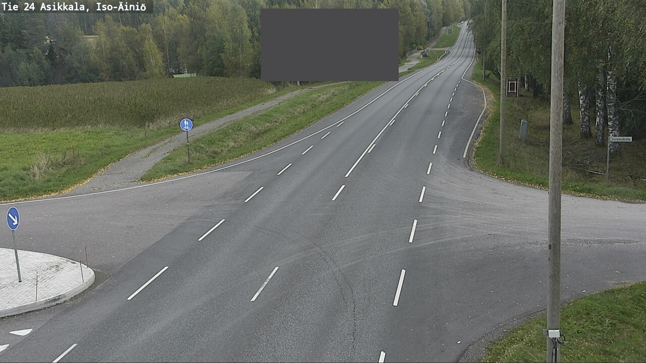 Weather Camera Image Väg 24 Asikkala, Iso-Äiniö, Asikkala, Päijät-Häme