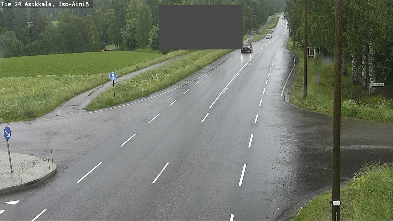 Weather Camera Image Väg 24 Asikkala, Iso-Äiniö, Asikkala, Päijät-Häme