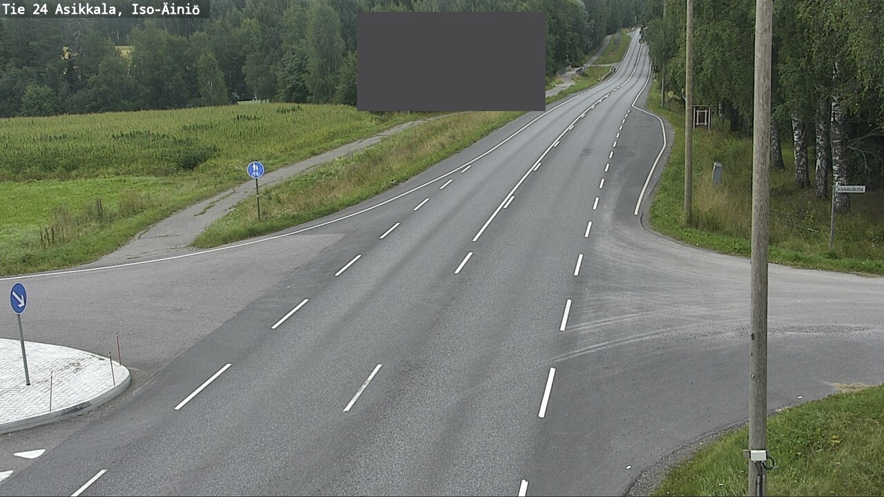 Weather Camera Image Road 24 Asikkala, Iso-Äiniö, Asikkala, Päijät-Häme