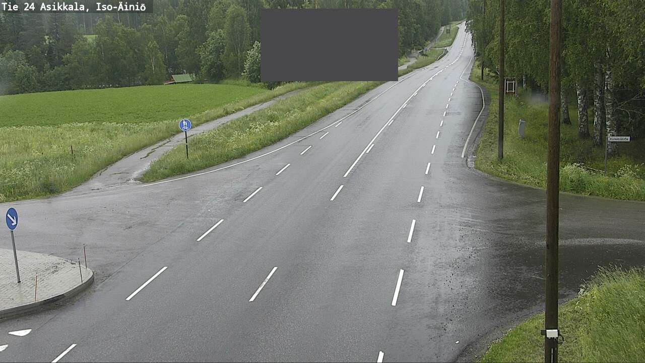 Weather Camera Image Road 24 Asikkala, Iso-Äiniö, Asikkala, Päijät-Häme