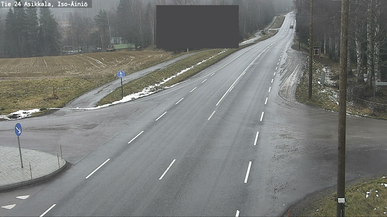 Weather Camera Image Väg 24 Asikkala, Iso-Äiniö, Asikkala, Päijät-Häme