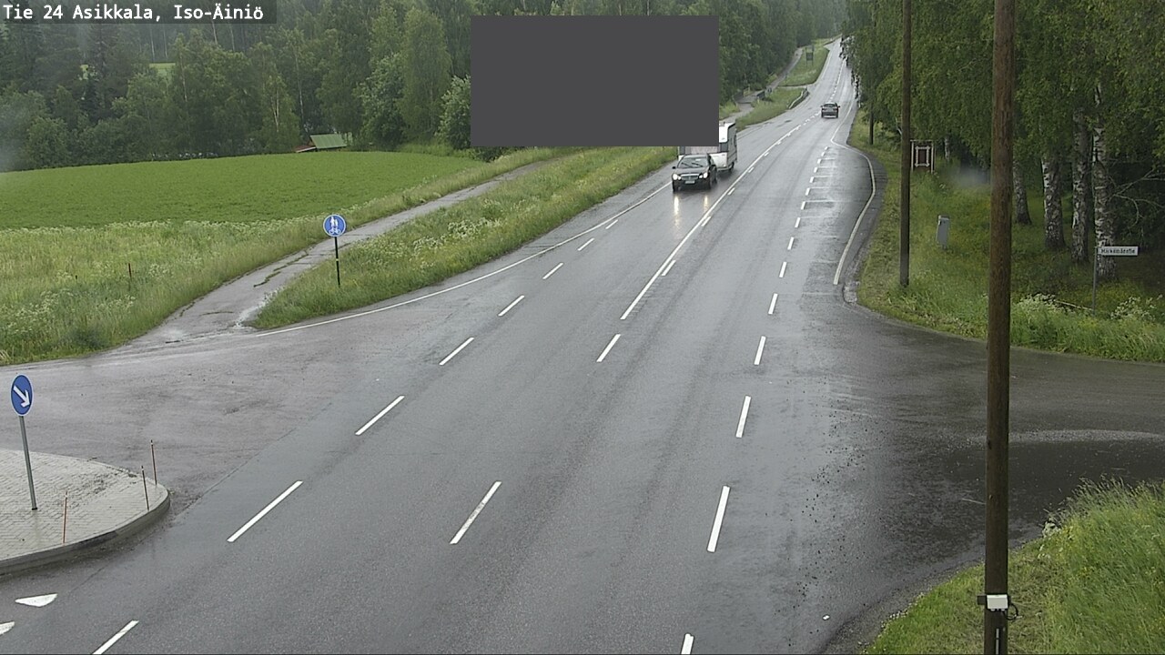 Weather Camera Image Road 24 Asikkala, Iso-Äiniö, Asikkala, Päijät-Häme