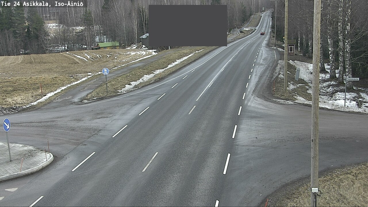 Weather Camera Image Road 24 Asikkala, Iso-Äiniö, Asikkala, Päijät-Häme