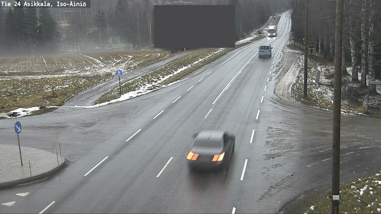 Weather Camera Image Väg 24 Asikkala, Iso-Äiniö, Asikkala, Päijät-Häme