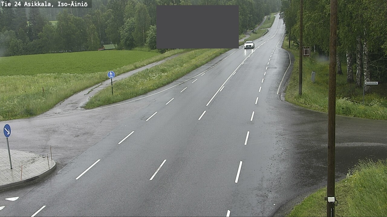 Weather Camera Image Road 24 Asikkala, Iso-Äiniö, Asikkala, Päijät-Häme
