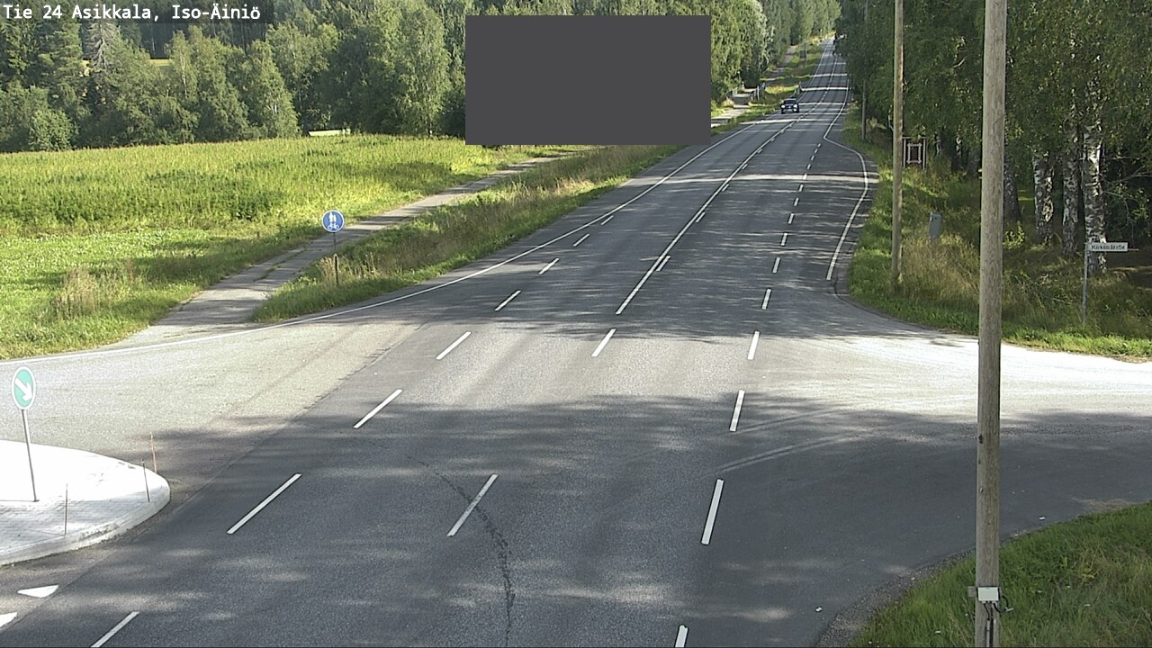 Weather Camera Image Road 24 Asikkala, Iso-Äiniö, Asikkala, Päijät-Häme