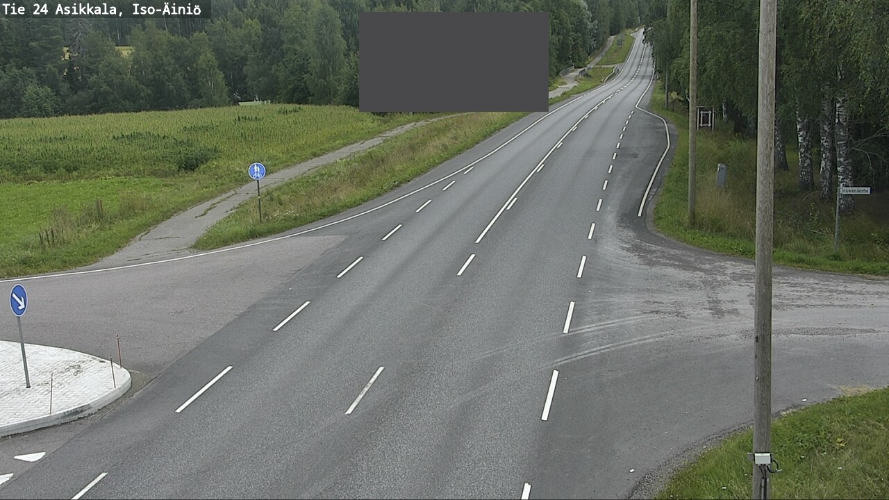 Weather Camera Image Road 24 Asikkala, Iso-Äiniö, Asikkala, Päijät-Häme