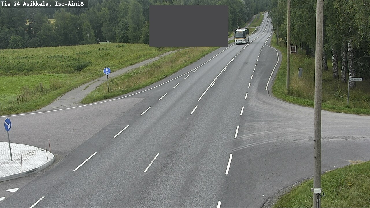 Weather Camera Image Road 24 Asikkala, Iso-Äiniö, Asikkala, Päijät-Häme