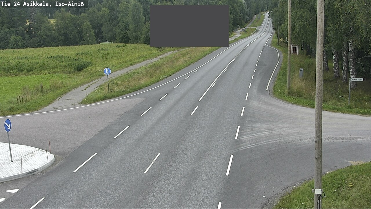 Weather Camera Image Road 24 Asikkala, Iso-Äiniö, Asikkala, Päijät-Häme