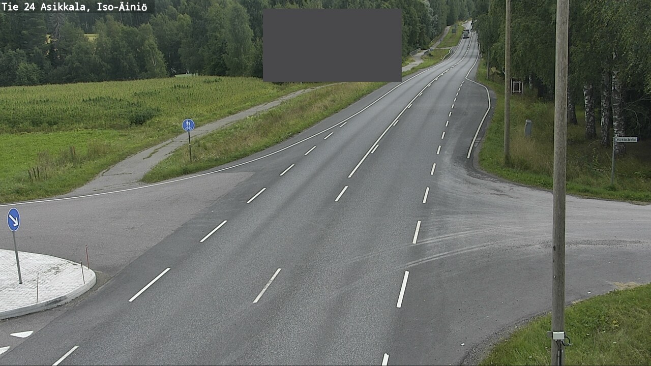 Weather Camera Image Road 24 Asikkala, Iso-Äiniö, Asikkala, Päijät-Häme