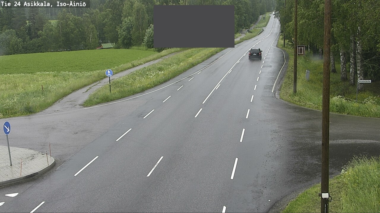 Weather Camera Image Road 24 Asikkala, Iso-Äiniö, Asikkala, Päijät-Häme