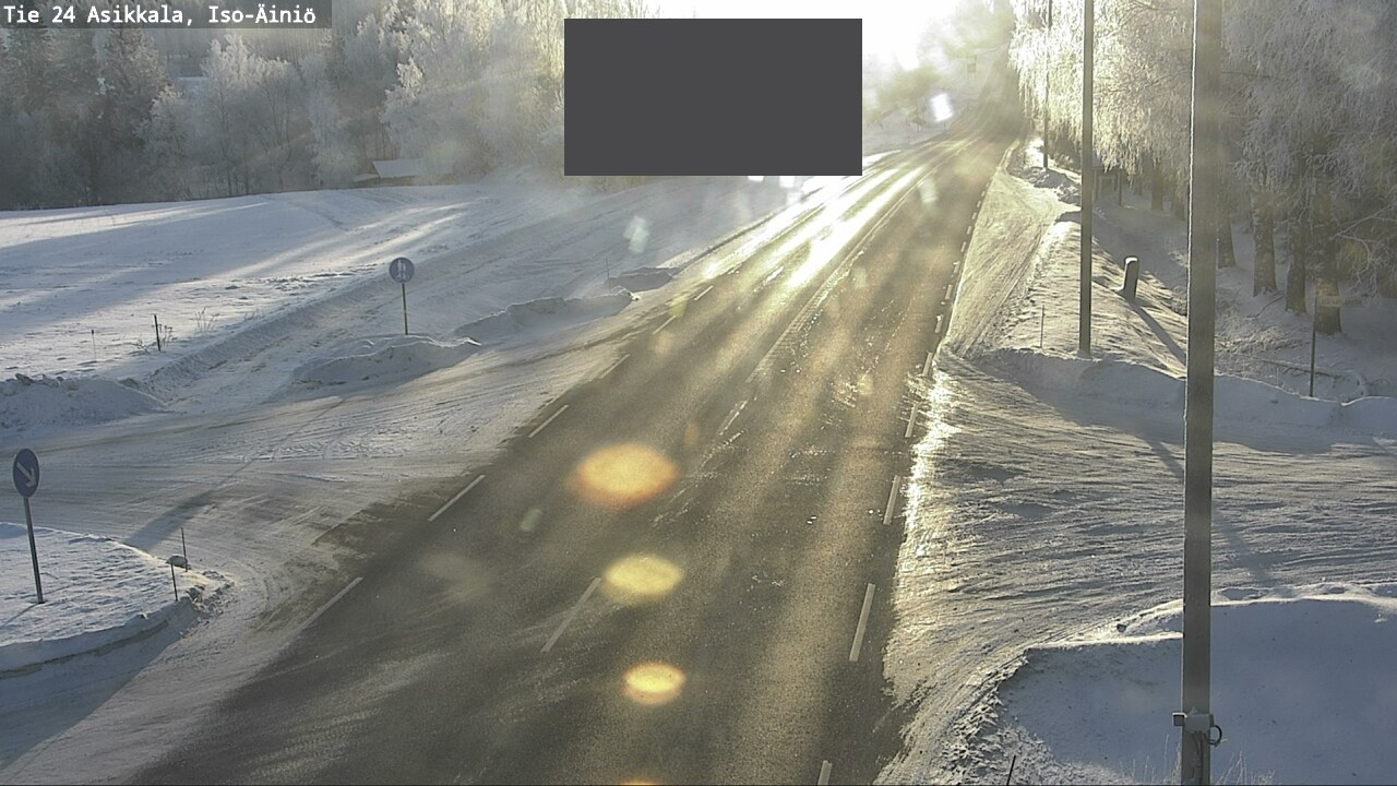 Weather Camera Image Road 24 Asikkala, Iso-Äiniö, Asikkala, Päijät-Häme