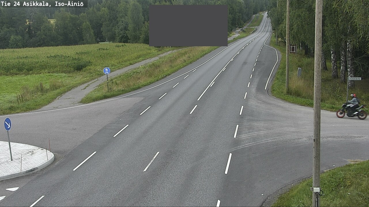 Weather Camera Image Road 24 Asikkala, Iso-Äiniö, Asikkala, Päijät-Häme