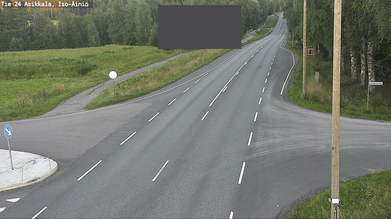 Weather Camera Image Road 24 Asikkala, Iso-Äiniö, Asikkala, Päijät-Häme