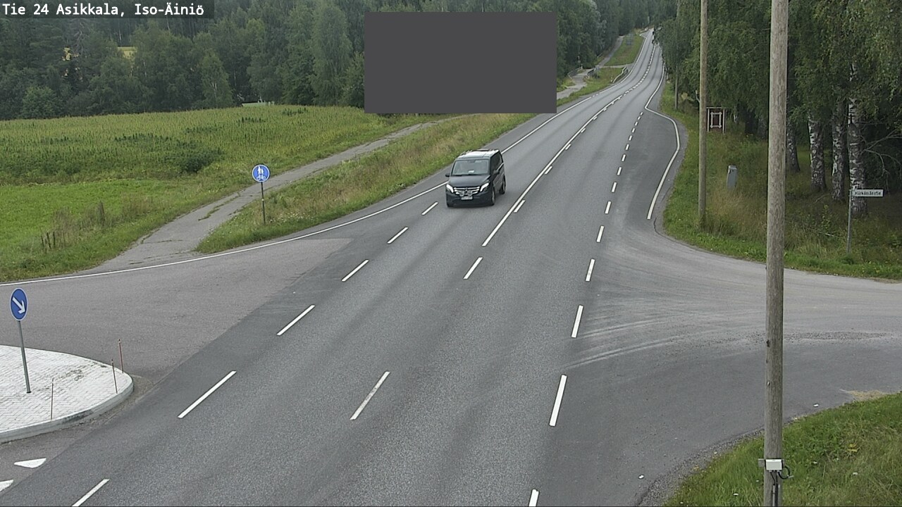 Weather Camera Image Road 24 Asikkala, Iso-Äiniö, Asikkala, Päijät-Häme