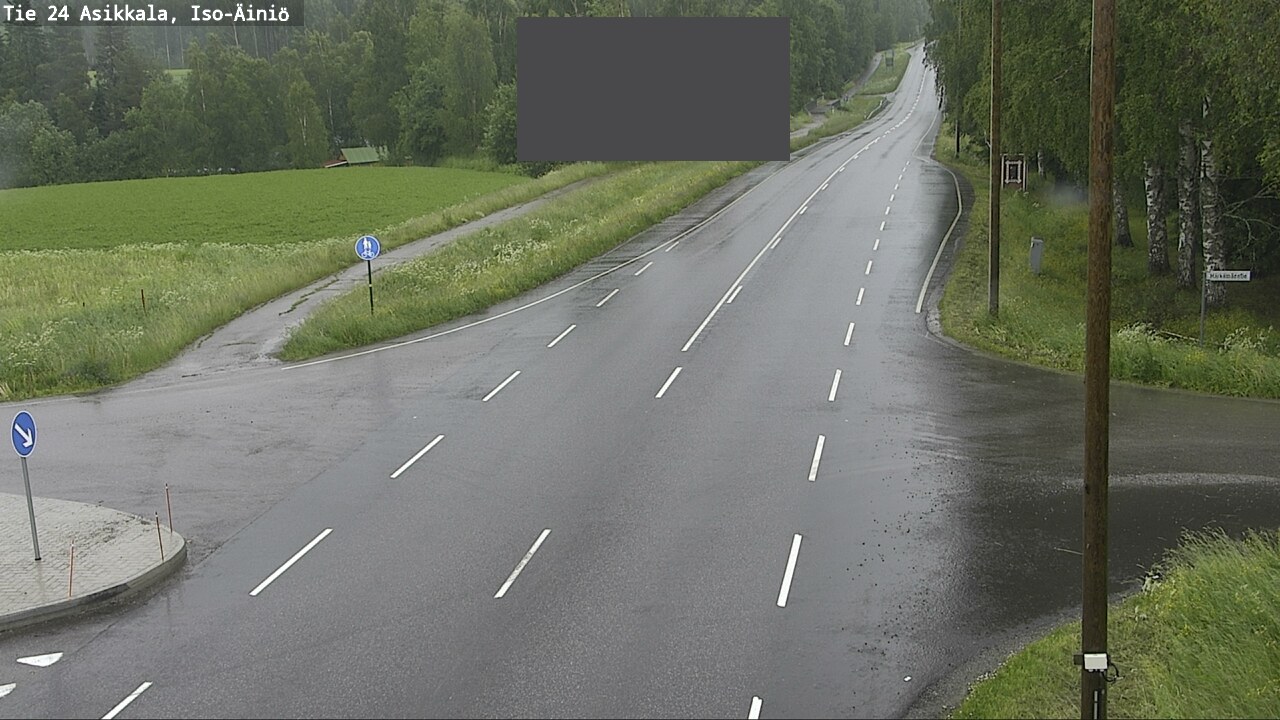 Weather Camera Image Väg 24 Asikkala, Iso-Äiniö, Asikkala, Päijät-Häme