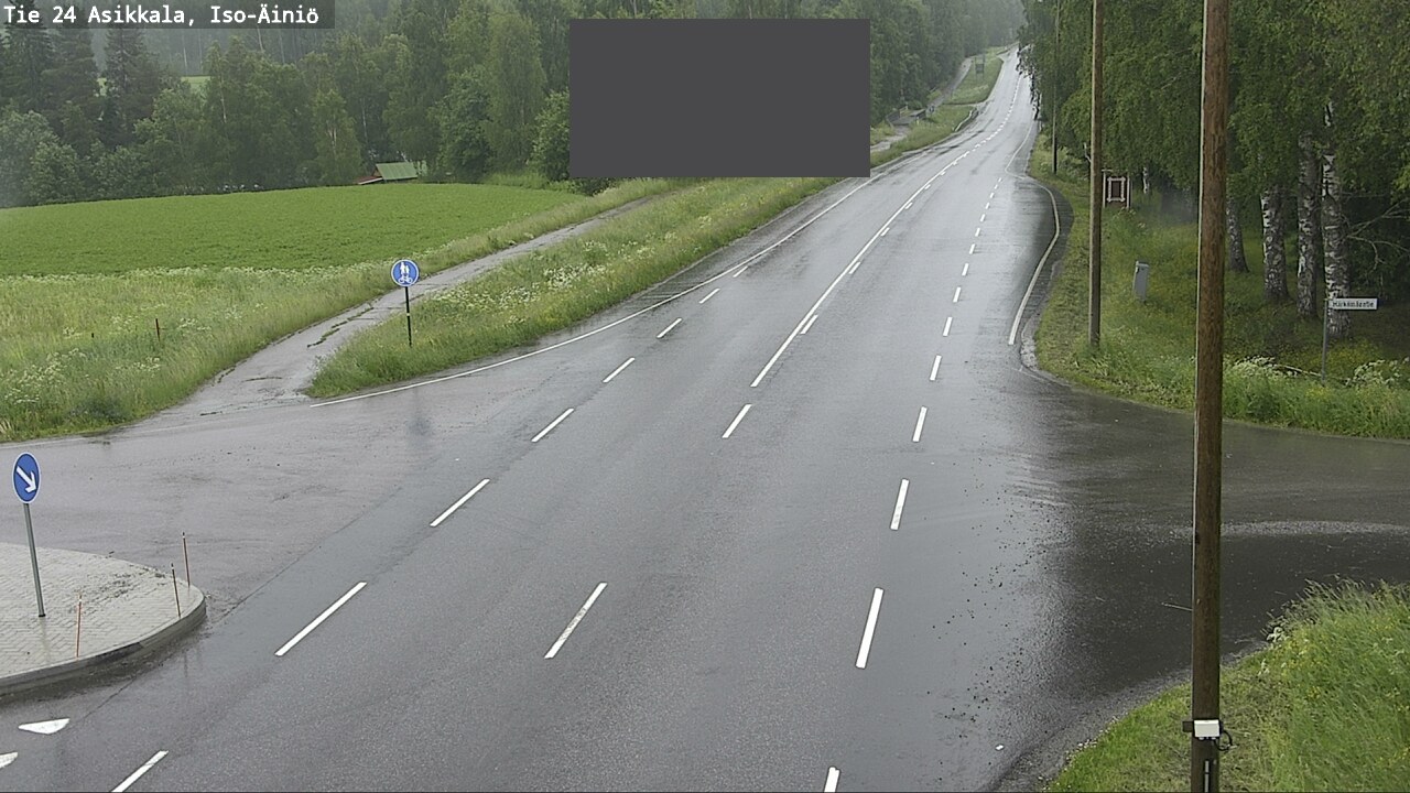 Weather Camera Image Väg 24 Asikkala, Iso-Äiniö, Asikkala, Päijät-Häme