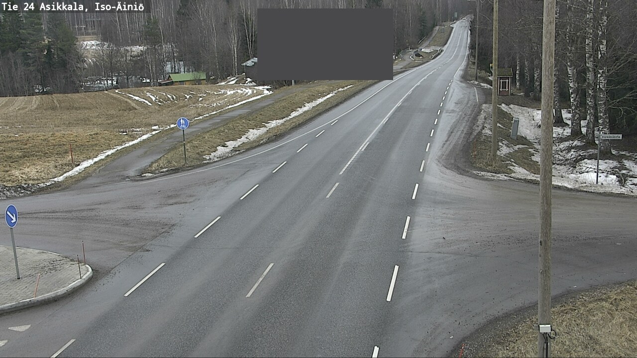 Weather Camera Image Väg 24 Asikkala, Iso-Äiniö, Asikkala, Päijät-Häme