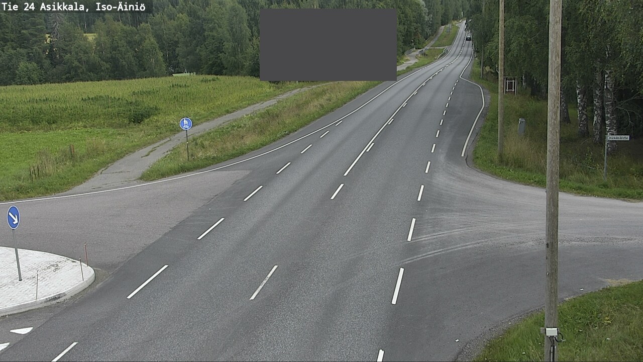 Weather Camera Image Road 24 Asikkala, Iso-Äiniö, Asikkala, Päijät-Häme