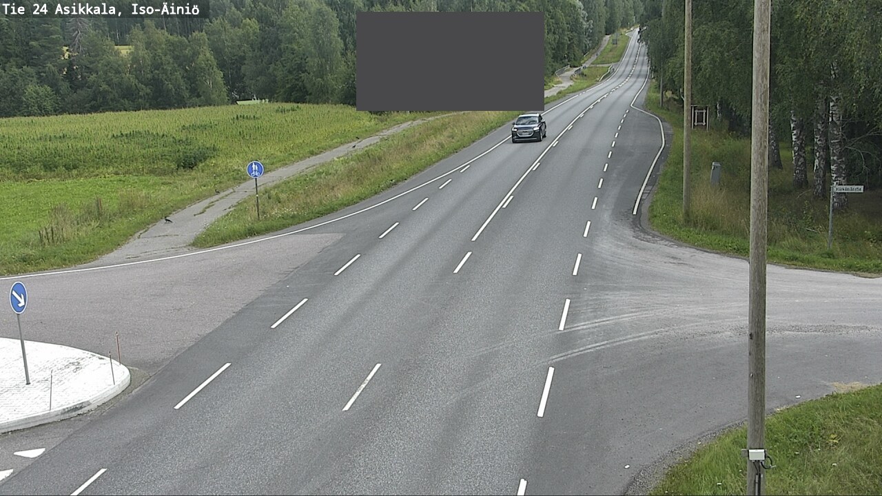 Weather Camera Image Road 24 Asikkala, Iso-Äiniö, Asikkala, Päijät-Häme