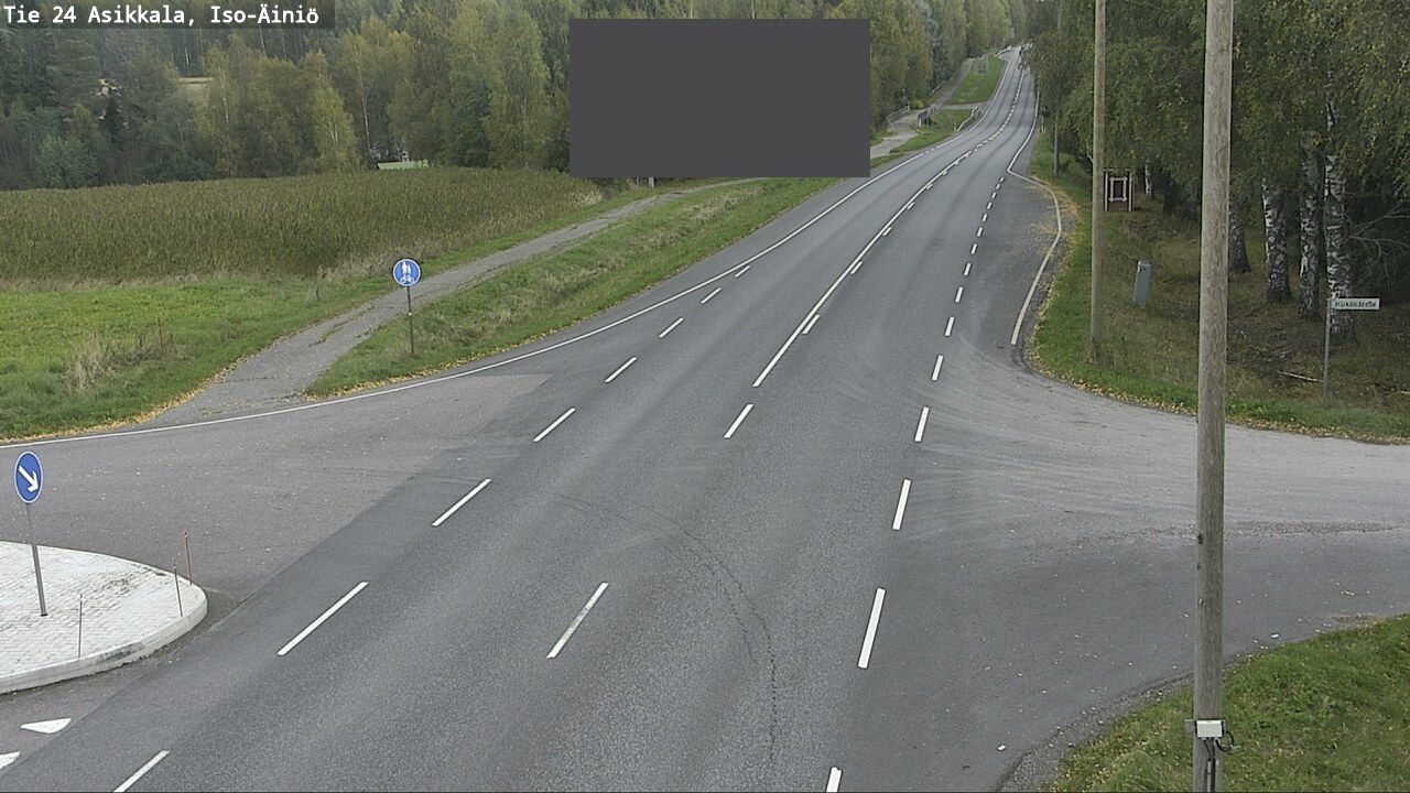 Weather Camera Image Väg 24 Asikkala, Iso-Äiniö, Asikkala, Päijät-Häme