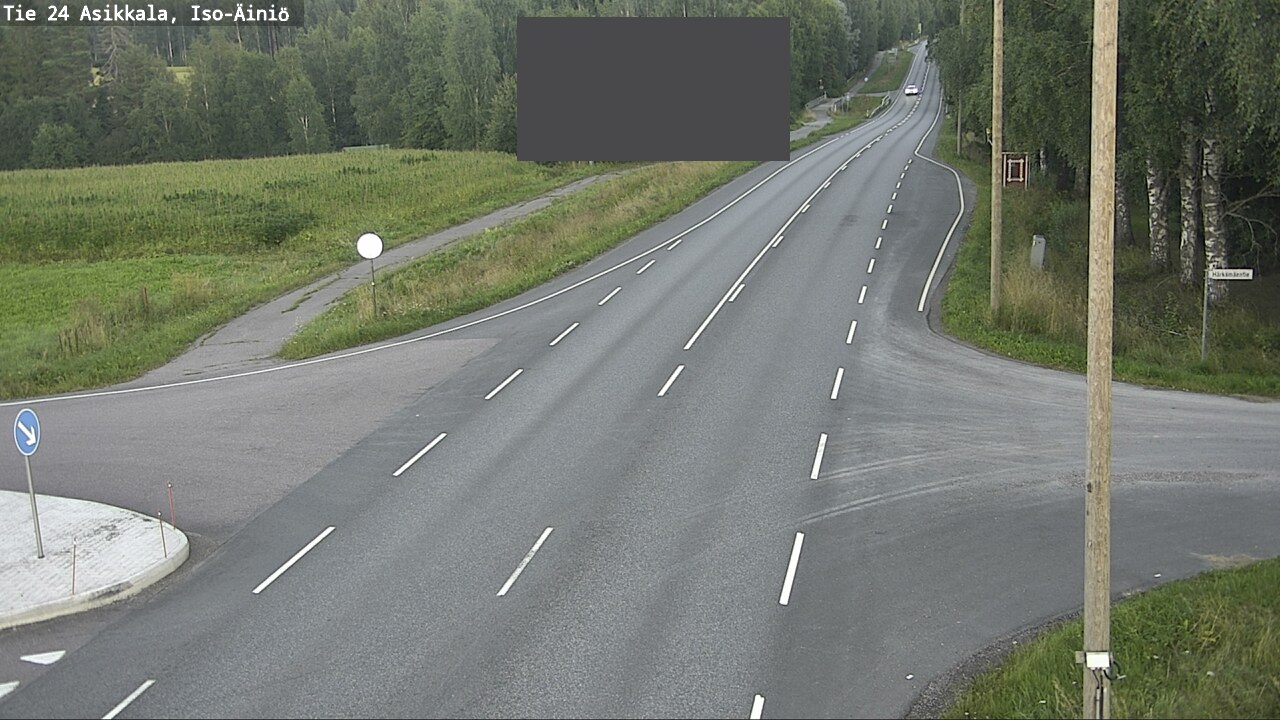 Weather Camera Image Road 24 Asikkala, Iso-Äiniö, Asikkala, Päijät-Häme
