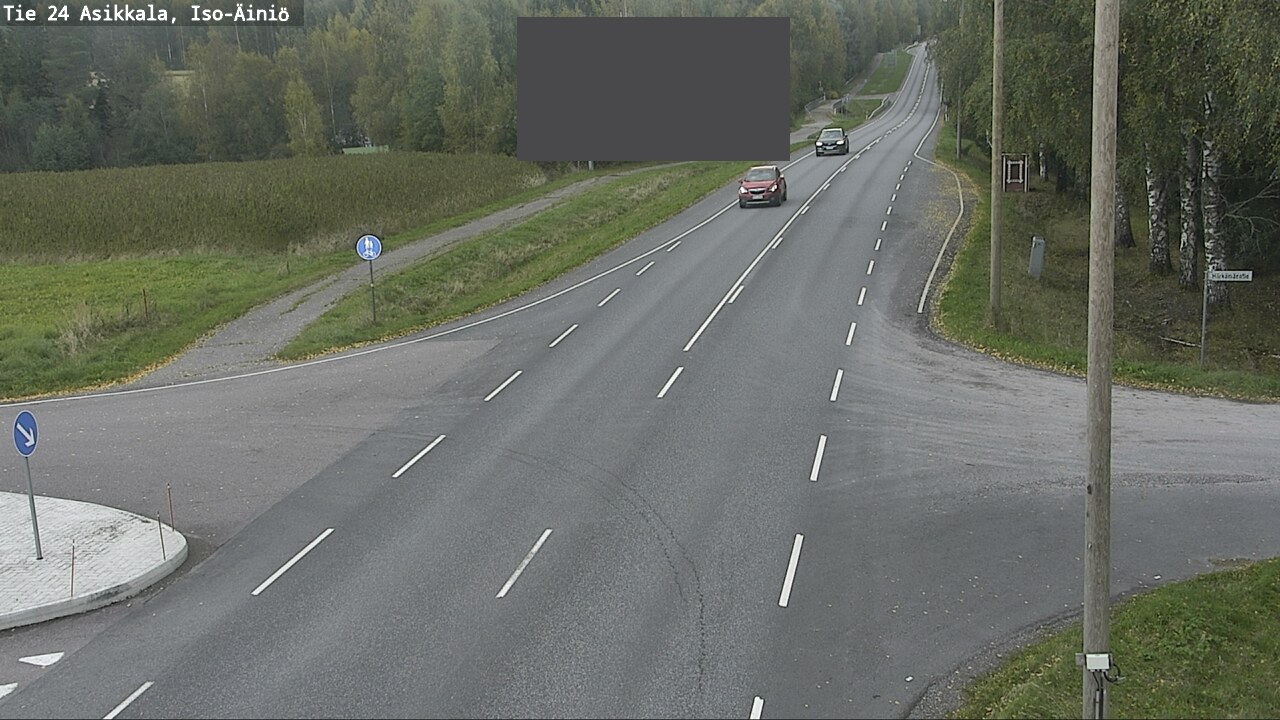 Weather Camera Image Väg 24 Asikkala, Iso-Äiniö, Asikkala, Päijät-Häme