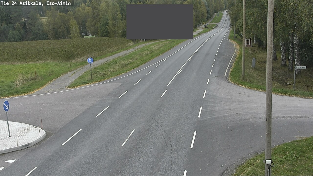 Weather Camera Image Väg 24 Asikkala, Iso-Äiniö, Asikkala, Päijät-Häme