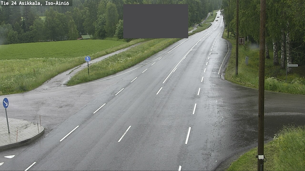 Weather Camera Image Road 24 Asikkala, Iso-Äiniö, Asikkala, Päijät-Häme