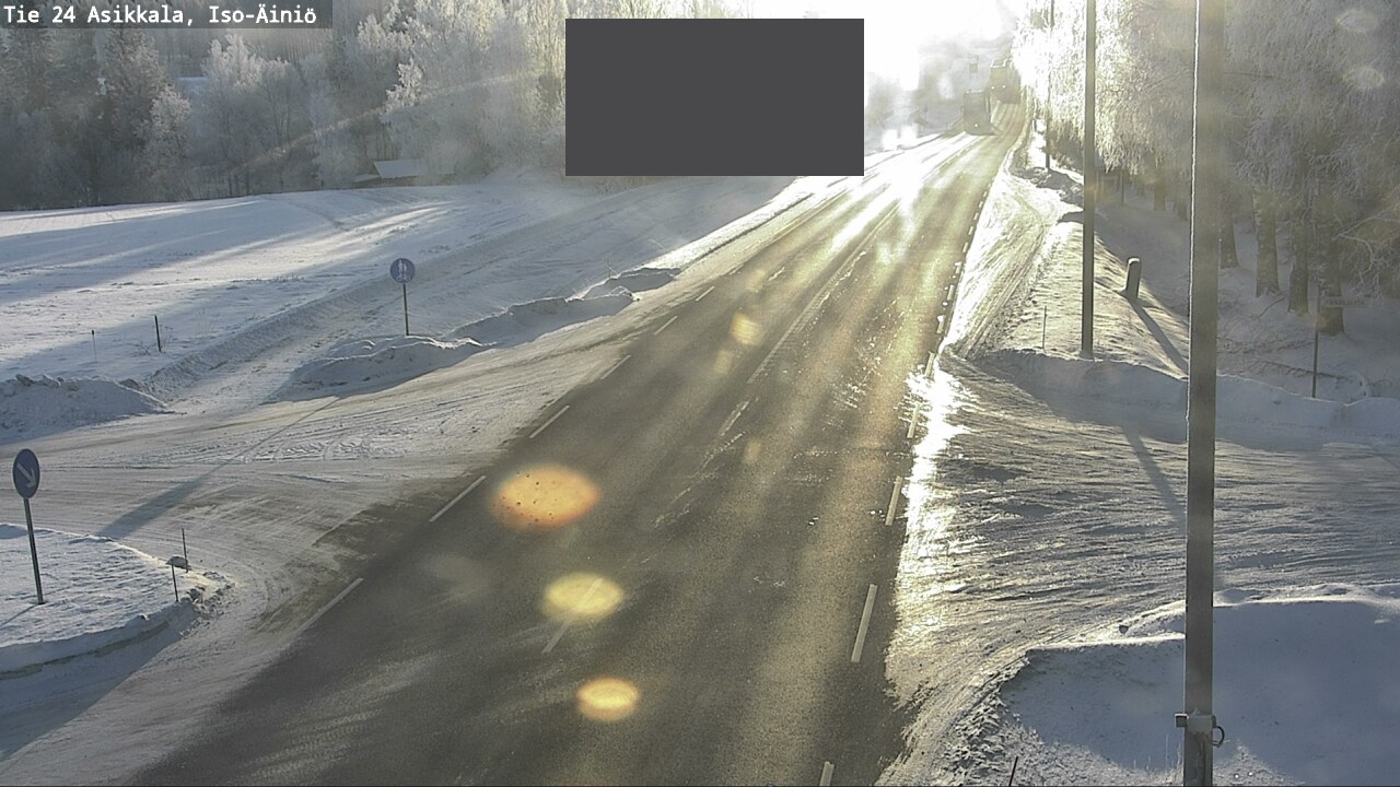 Weather Camera Image Road 24 Asikkala, Iso-Äiniö, Asikkala, Päijät-Häme