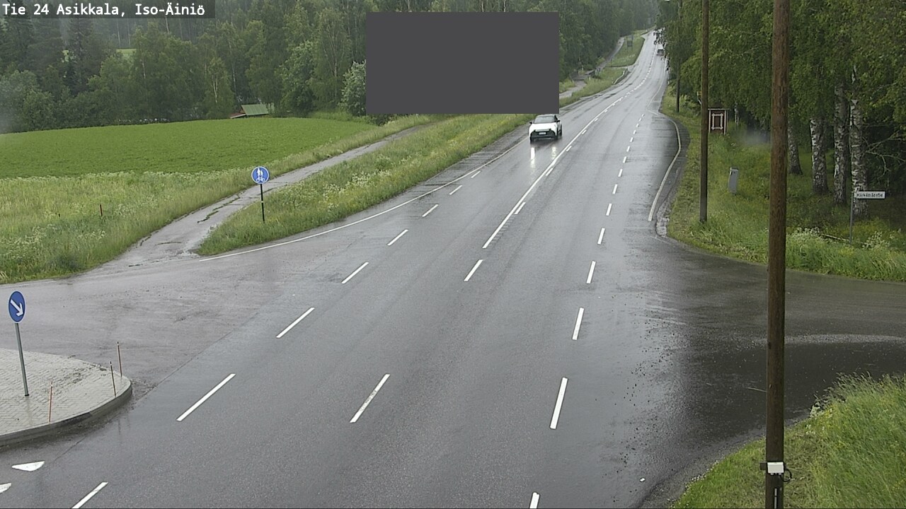 Weather Camera Image Väg 24 Asikkala, Iso-Äiniö, Asikkala, Päijät-Häme