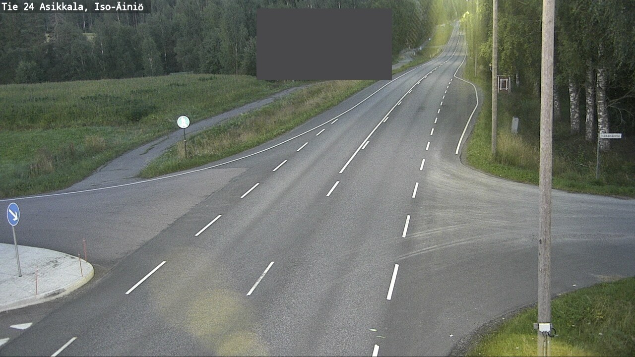 Weather Camera Image Road 24 Asikkala, Iso-Äiniö, Asikkala, Päijät-Häme