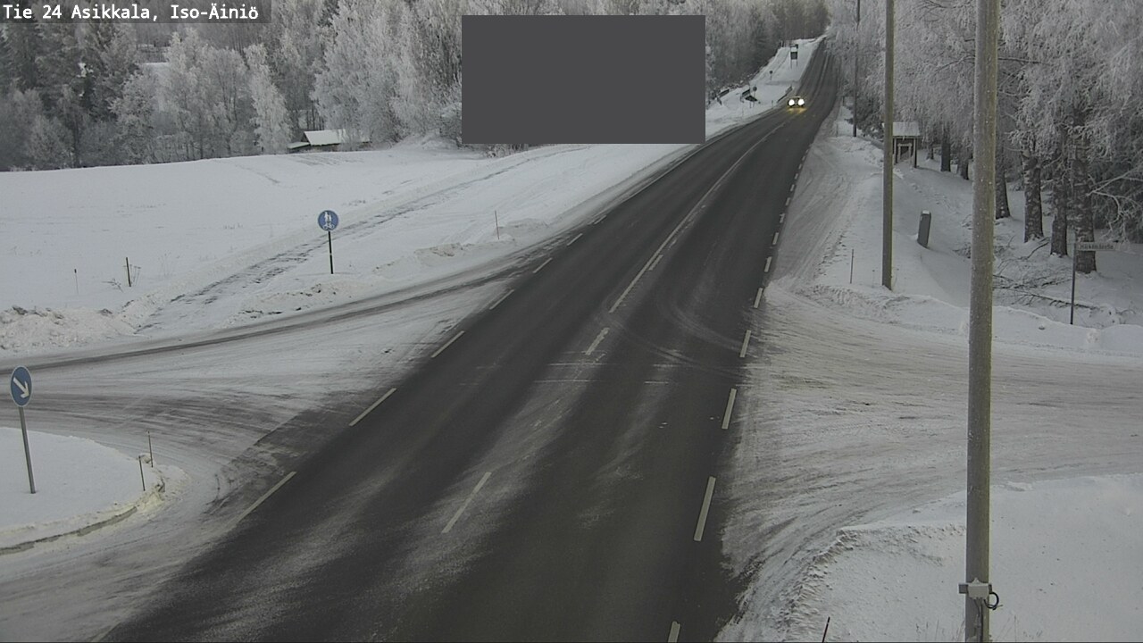 Weather Camera Image Road 24 Asikkala, Iso-Äiniö, Asikkala, Päijät-Häme