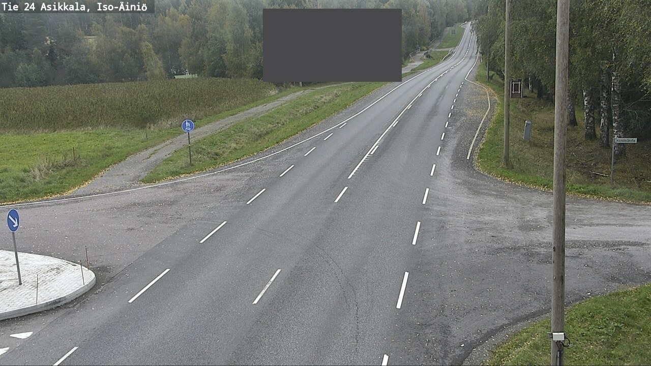 Weather Camera Image Väg 24 Asikkala, Iso-Äiniö, Asikkala, Päijät-Häme