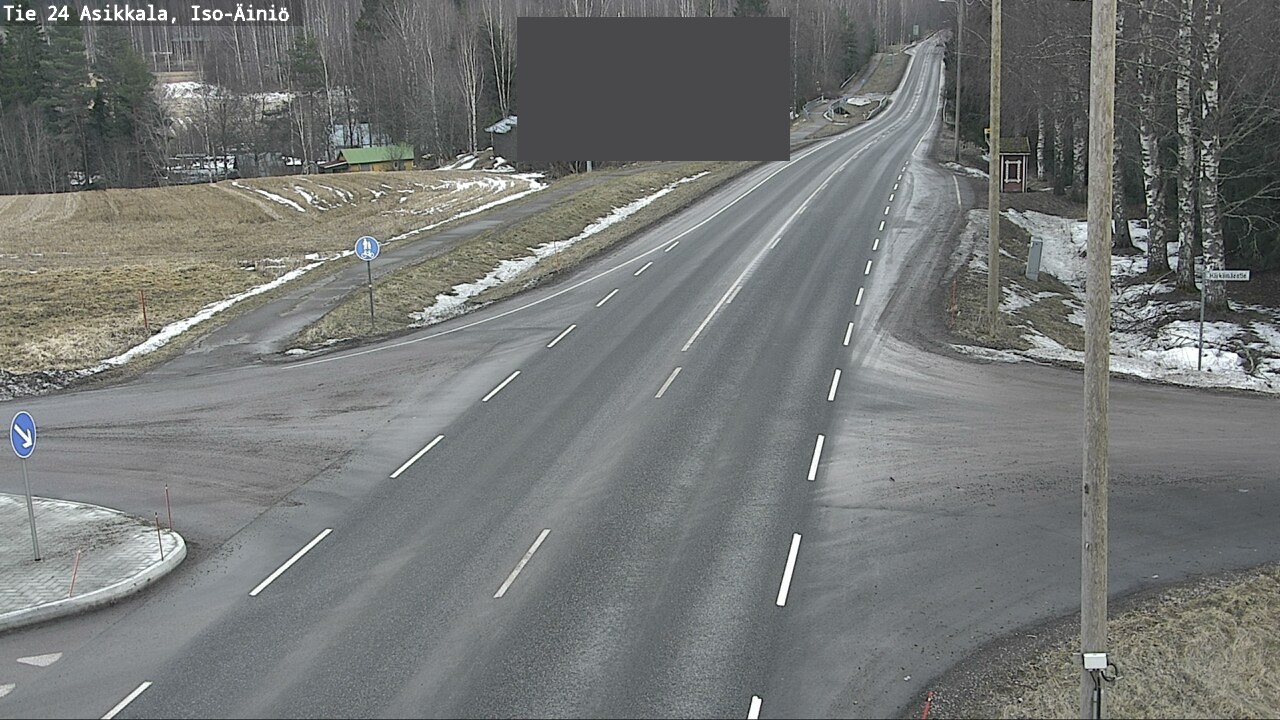 Weather Camera Image Road 24 Asikkala, Iso-Äiniö, Asikkala, Päijät-Häme