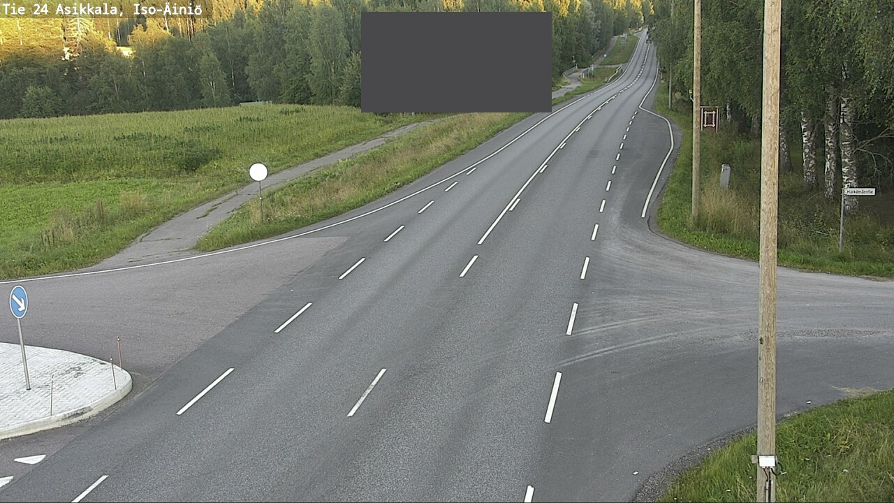 Weather Camera Image Road 24 Asikkala, Iso-Äiniö, Asikkala, Päijät-Häme