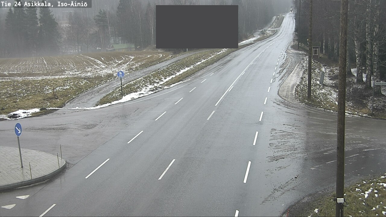 Weather Camera Image Väg 24 Asikkala, Iso-Äiniö, Asikkala, Päijät-Häme