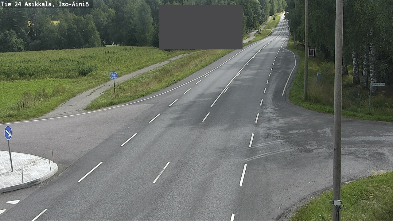 Weather Camera Image Road 24 Asikkala, Iso-Äiniö, Asikkala, Päijät-Häme
