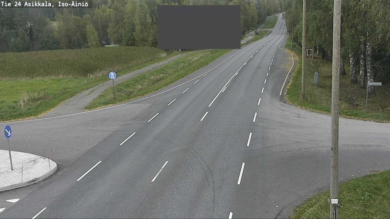 Weather Camera Image Väg 24 Asikkala, Iso-Äiniö, Asikkala, Päijät-Häme