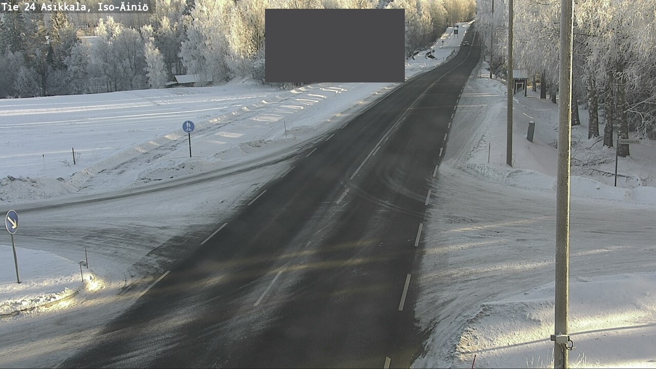 Weather Camera Image Road 24 Asikkala, Iso-Äiniö, Asikkala, Päijät-Häme