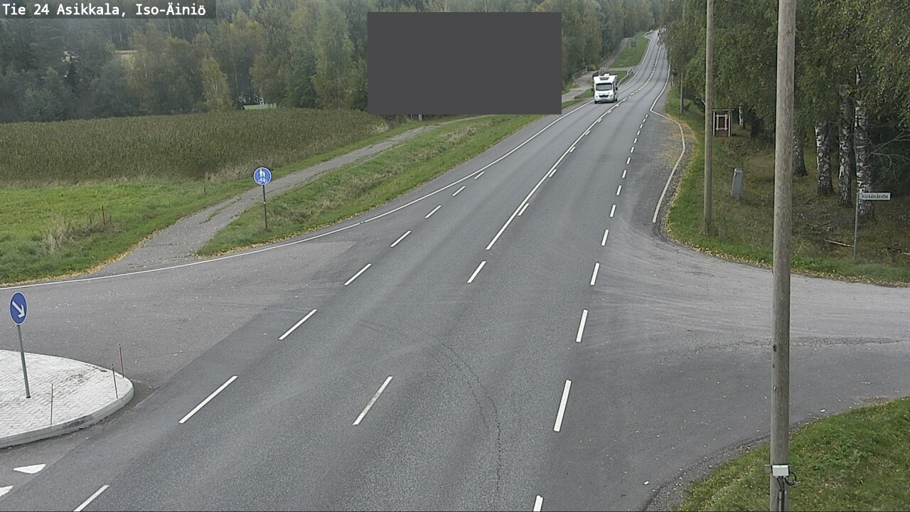 Weather Camera Image Väg 24 Asikkala, Iso-Äiniö, Asikkala, Päijät-Häme