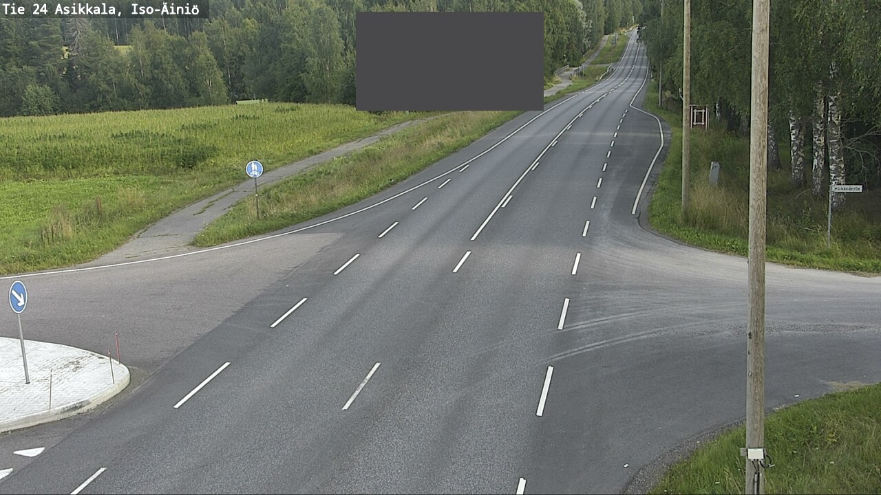 Weather Camera Image Road 24 Asikkala, Iso-Äiniö, Asikkala, Päijät-Häme