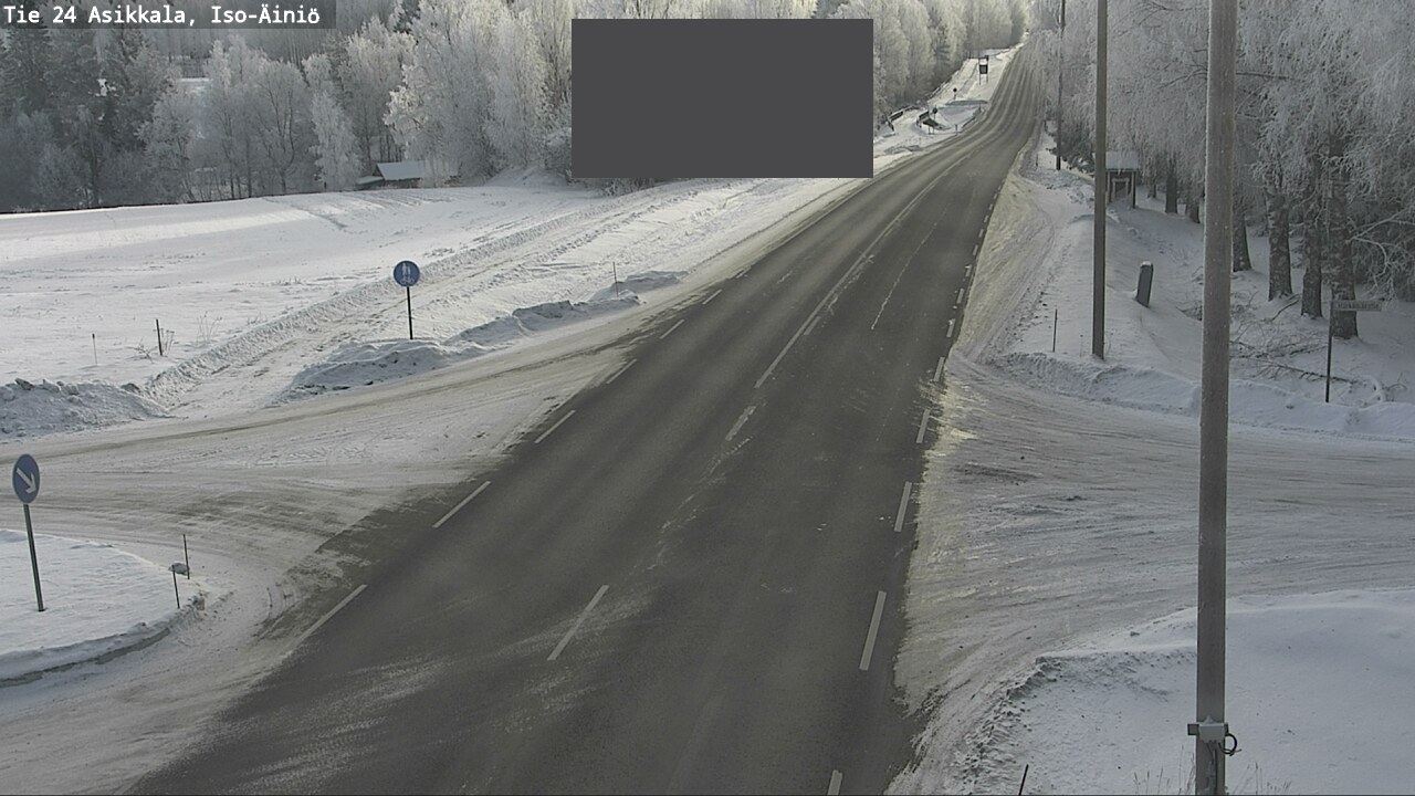 Weather Camera Image Road 24 Asikkala, Iso-Äiniö, Asikkala, Päijät-Häme