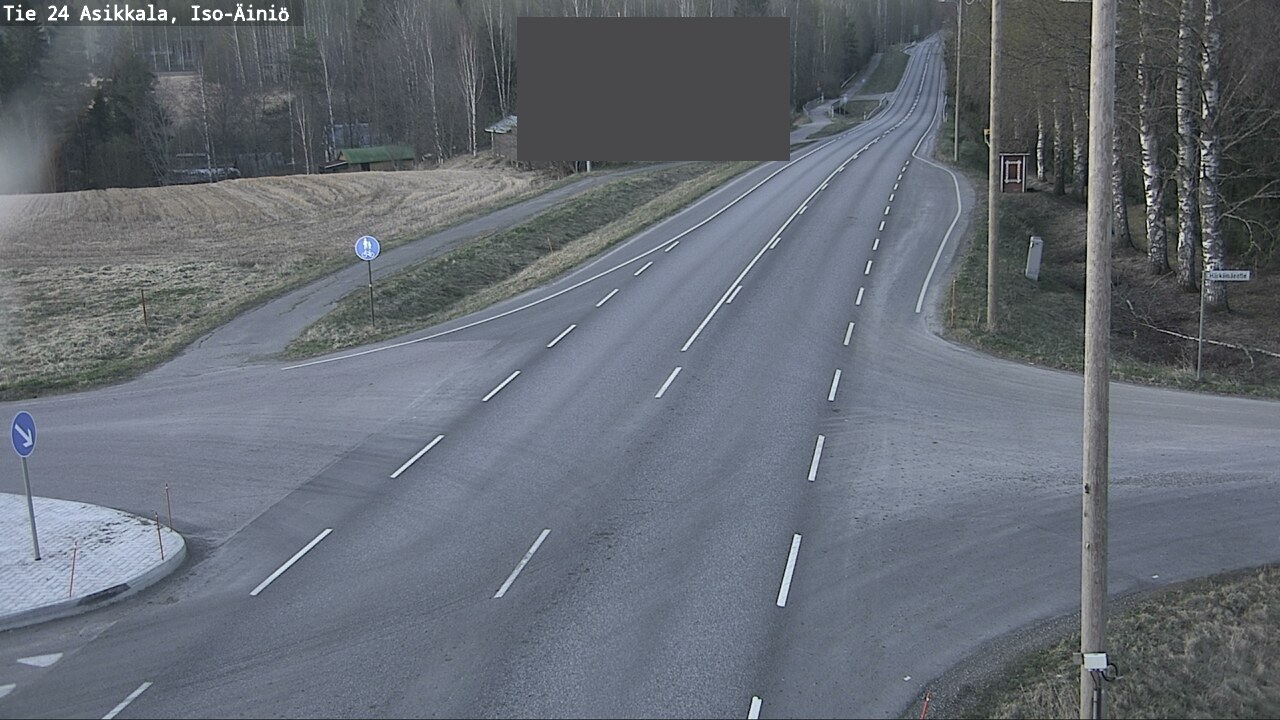 Weather Camera Image Road 24 Asikkala, Iso-Äiniö, Asikkala, Päijät-Häme
