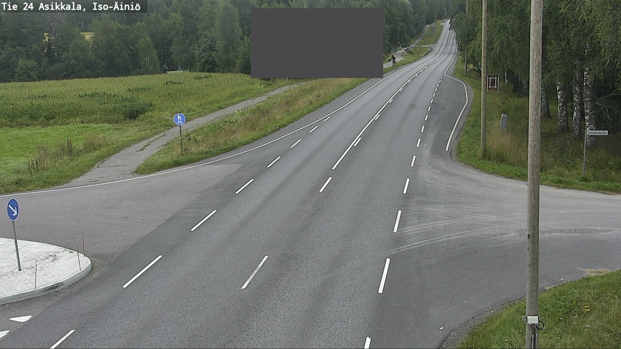 Weather Camera Image Road 24 Asikkala, Iso-Äiniö, Asikkala, Päijät-Häme