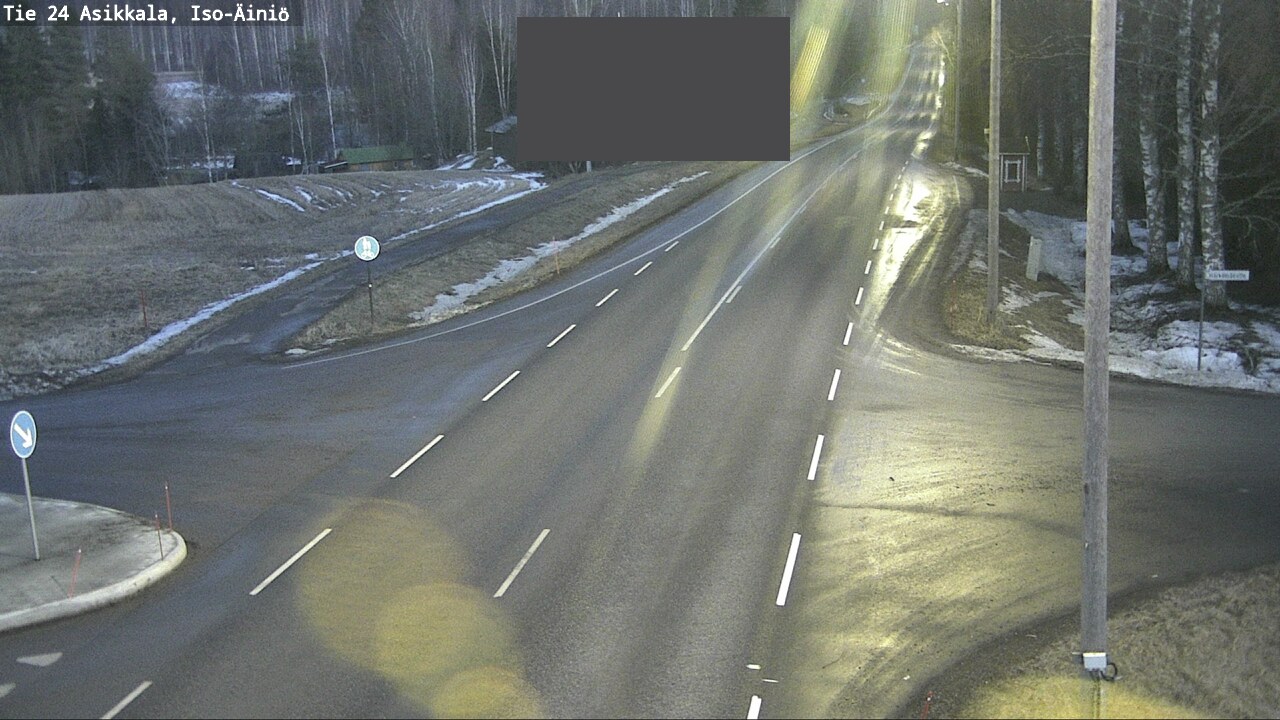 Weather Camera Image Road 24 Asikkala, Iso-Äiniö, Asikkala, Päijät-Häme