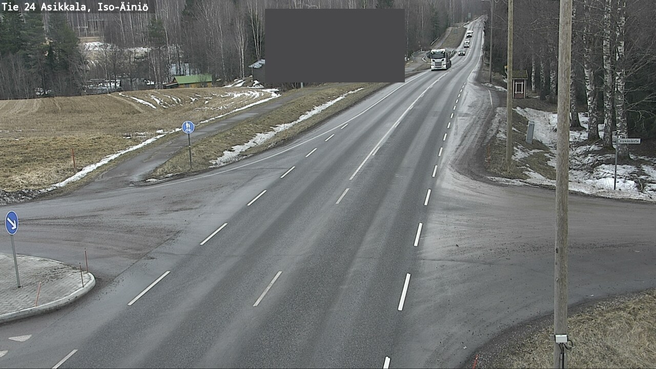 Weather Camera Image Road 24 Asikkala, Iso-Äiniö, Asikkala, Päijät-Häme